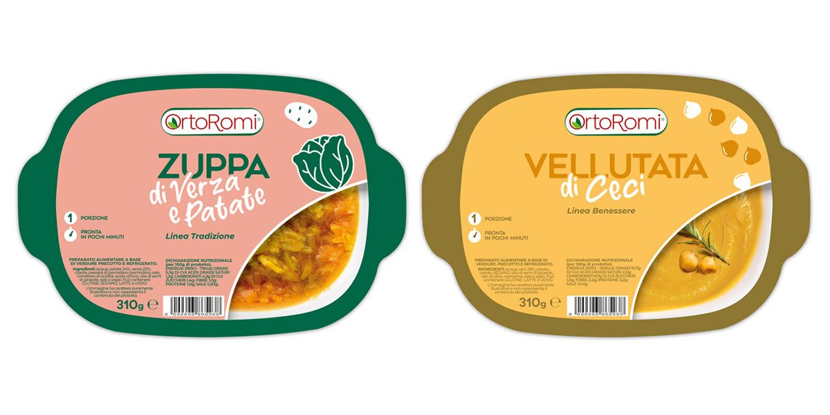 OrtoRomi amplia la linea delle Zuppe con due nuove referenze